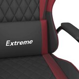  Gaming stol črno in vinsko rdeče umetno usnje | Shoptok.si