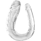 Pipedream King Cock Double Trouble Large Clear Cene