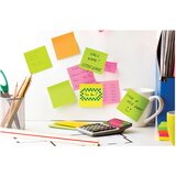 Blok SAMOLJEPLJIV 75X75MM KARO 80L GLOBAL NOTES 5654-34-K NEON-ŽUTI | shoptok.hr