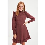 Trendyol Burgundy Shoulder Detailing Dress | shoptok.hr
