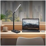  Prigušiva LED stona lampa sa USB, 9W, 230V, 3000K/4000K/5500K, crna | Eponuda.com