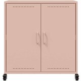 vidaXL Komoda ružičasta 68,5x39x72 cm hladno valjani čelik | shoptok.hr