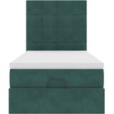  Okvir kreveta s madracima tamnozeleni 90x200cm baršunasti | shoptok.hr