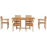  Vrtni set za objed 7 pcs Prirodna Čvrsto drvo akacije | shoptok.hr