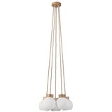  Visilica na sajli LOOMIS 5xE27/15W/230V 130 cm bež/hrast | Eponuda.com