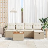  Sjedeća garnitura za vrt 6 kom. poliratan 231 x 117 x 85 cm | shoptok.hr