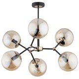  Luster na šipci FOTON 6xE14/40W/230V crna/bež | Eponuda.com