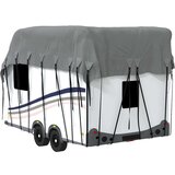 vidaXL Prevleka za streho prikolice siva 600x300 cm netkana tkanina | Shoptok.si