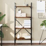  The Living Store Knjižna omara 4-nadstropna dim. hrast 56x31,5x138,5 cm inž. les - Knjižna Omara, (21555049) Cene