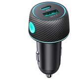Joyroom 60W PD USB-C USB-A avtopolnilec, črn, (21580824) Cene