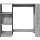 vidaXL Barski stol s policom boja hrasta sonome 124x46x103,5 cm drveni | shoptok.hr