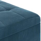  Stolica s dugmadi s jastukom Plava 80 x 80 x 45 cm Baršun | shoptok.hr