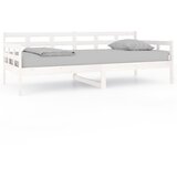  Dnevni ležaj od masivne borovine bijeli 90 x 200 cm | shoptok.hr