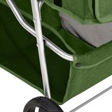  Sklopiva kolica za pse zelena 80 x 46 x 98 cm od tkanine oxford | shoptok.hr