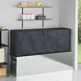 vidaXL Zunanja shranjevalna torba Črna 175 x 55 x 75 cm 420D tkanina | Shoptok.si
