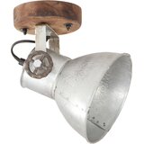  Industrijske zidne/stropne svjetiljke 2kom srebrne 20x25 cm E27 | shoptok.hr