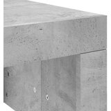 vidaXL Klubska mizica betonsko siva 102x50x36 cm inženirski les | Shoptok.si