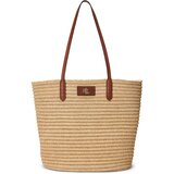 Polo Ralph Lauren Shopper torba 'Brie' boja devine dlake (camel) / tamno smeđa / bijela Cijene