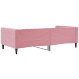  Dnevni krevet ružičasti 100 x 200 cm baršunasti | shoptok.hr