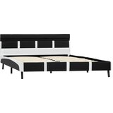  Okvir za krevet od umjetne kože s LED svjetlom crni 160x200 cm | shoptok.hr