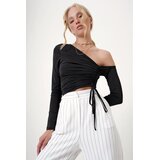 Trend Alacati Stili ženska bluza dugih rukava Alc-X12746, crna | Eponuda.com