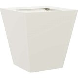 vidaXL Vrtna sadilica bijela 30x30x30 cm čelična | shoptok.hr
