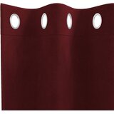  Zavjese za zamračivanje 2 pcs Vinska crvena 140 x 225 cm Baršun | shoptok.hr