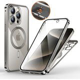 INF Ovitek za iPhone z zaščito zaslona za serijo iPhone 15 Silver iPhone 15 Pro, (21236554) | Shoptok.si