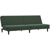 Maison Chic kavč - Sofa - Kanape dvosed z ležiščem temno zelen žamet, (21726696) Cene