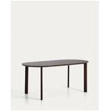 Kave Home Vrtna miza s stekleno mizno ploščo 90x180 cm Erice – | Shoptok.si