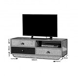 Hanah home TV komoda Casablanca Scandinavian, 140x48x41 cm, Bijelo-plava | Eponuda.ba