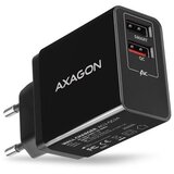 Axagon ACU-QS24 zidni punjač 1x USB-A QC 3.0 i 1x 1,2A, 24W, crni | shoptok.hr