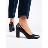Sergio Leone Women's black pumps on a stiletto heel by Cijene