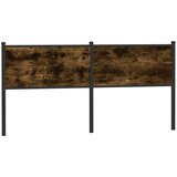  The Living Store Posteljno vzglavje dimljeni hrast 160cm inženirski les in jeklo - Vzglavje, (21457829) Cene