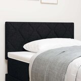 vidaXL Naslon za glavu s dizajnom dijamantnih blokova crne boje 100 cm tkanina | shoptok.hr