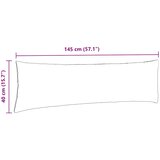  Jastučići za sofu 2 pcs Bež 145 x 40 cm tkanina | shoptok.hr