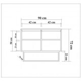 Hanah home Zuri konzolna miza, (20783759) | Shoptok.si