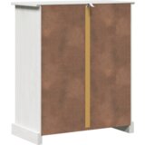 vidaXL Kupaonski ormar Bijela 68 x 34 x 80 cm Masivna borovina | shoptok.hr