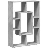  Regal za knjige boja betona 63x20x90 cm konstruirano drvo | Eponuda.com