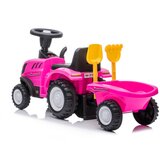  Dječja guralica traktor s prikolicom 658T - rozi | shoptok.hr