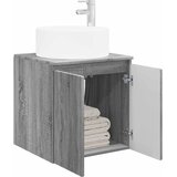  Umivaonik s policom za zid Siva Sonoma 49,5 x 44,5 x 65,5 cm | shoptok.hr