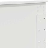  Uzglavlje s uzglavljem Bijelo 135 cm Konstruirano drvo | shoptok.hr