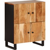  Komoda s 4 vrata 60 x 33 x 75 cm od masivnog bagremovog drva | shoptok.hr