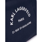 Karl Lagerfeld Shopper torba mornarsko plava / bijela | shoptok.hr