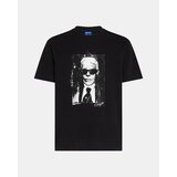 Karl Lagerfeld Majice s kratkimi rokavi B3M17006 Črna Cene