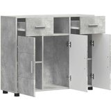  Drveni ormar s ladicama Betonski sivi 88,5 x 30,5 x 73 cm | shoptok.hr