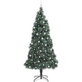 Umjetno božićno drvce s lampicama i setom kuglica Zelena 240 cm | shoptok.hr