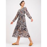 Italy Moda Dress-DHJ-SK-11389-2.52P-black-beige | shoptok.hr