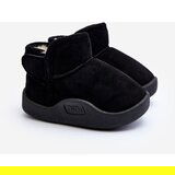 Kesi Black Benigna children's snow boots with fur lining Cene