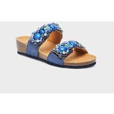 Scholl ženske papuče PALAU 2 STRAPS-plava cene